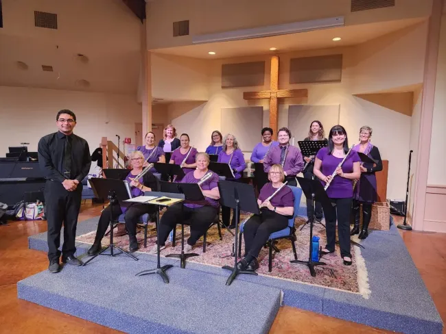 Picture of the Violet Crown Flute Choir